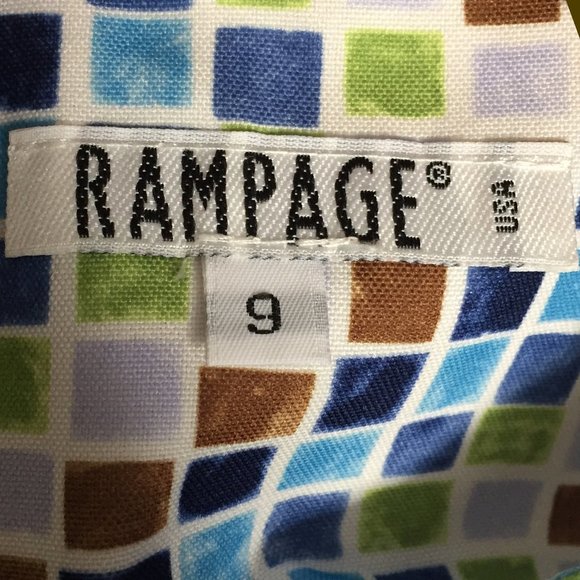 Rampage Sleeveless Mosaic Print Mini Dress - Picture 5 of 6